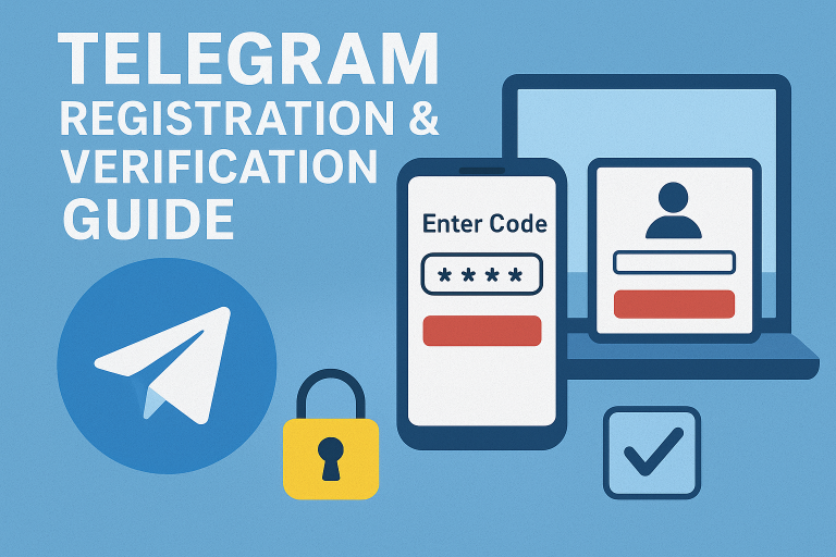 Telegram Registration Guide Design